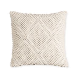 Bridge Street Sonnet 18-Inch Square Throw Pillow in Beige