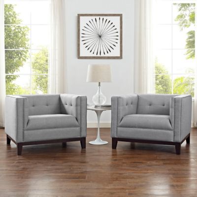 Modway Serve Upholstered Arm Chair Set Of 2 Bed Bath Beyond