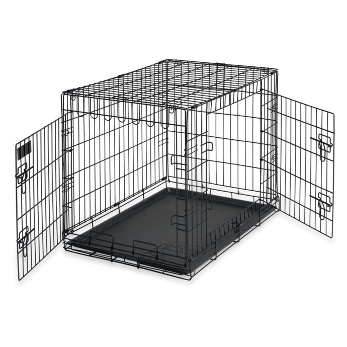 Petmate Two Door Intermediate Pet Kennel Bed Bath Beyond