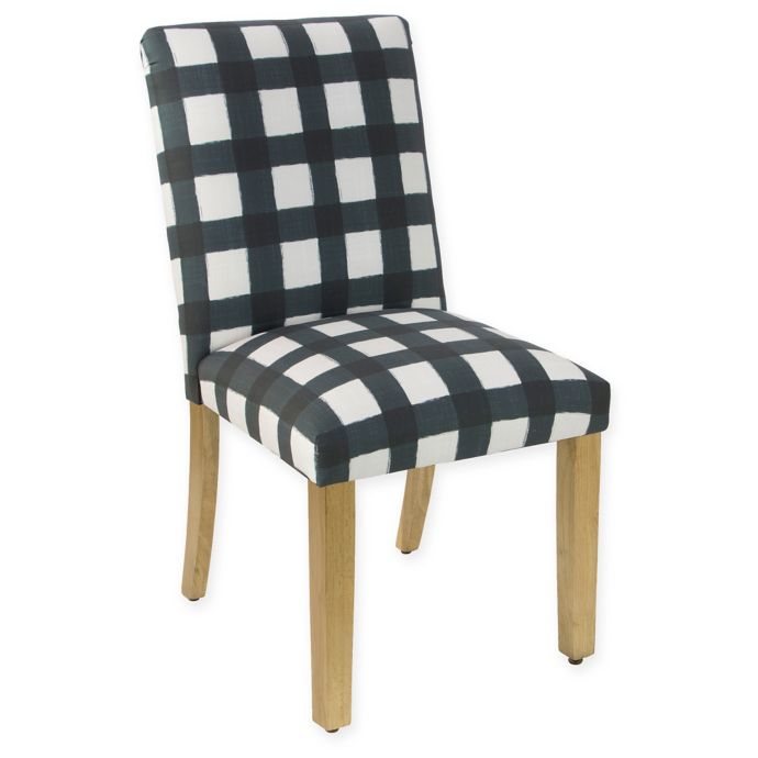 Skyline Furniture Becker Dining Chair In Buffalo Square Turquoise Bed Bath Beyond