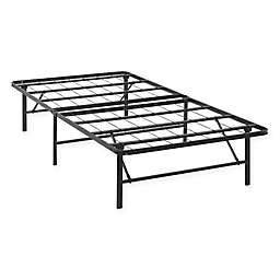 Modway Horizon Twin Stainless Steel Bed Frame in Brown