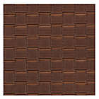 Alternate image 2 for Chef Gear Basket Weave Faux Leather 18-Inch x 30-Inch Comfort Kitchen Mat in Mocha