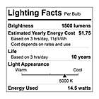 Alternate image 2 for Feit Electric 2-Pack 100-Watt Equivalent A19 LED Daylight Light Bulbs