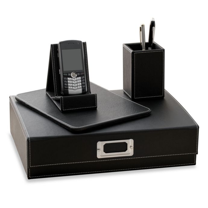 4 Piece Desk Organizer Set Bed Bath Beyond