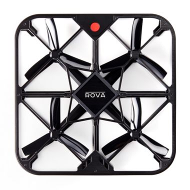 Rova Flying Selfie Drone with 12MP Camera and HD Video in Black. View a larger version of this product image.