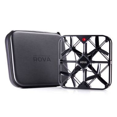 Rova Flying Selfie Drone with 12MP Camera and HD Video in Black. View a larger version of this product image.