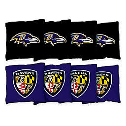NFL Baltimore Ravens 16 oz. Duck Cloth Cornhole Bean Bags (Set of 8)