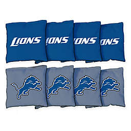 NFL Detroit Lions 16 oz. Duck Cloth Cornhole Bean Bags (Set of 8)