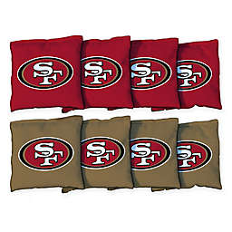 NFL San Francisco 49ers 16 oz. Duck Cloth Cornhole Bean Bags (Set of 8)