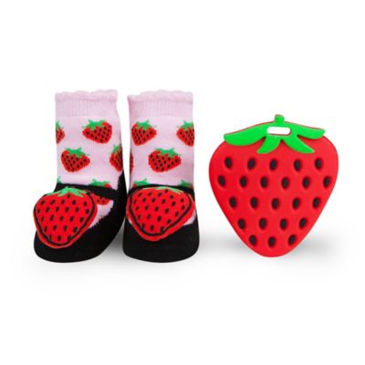 strawberry teether