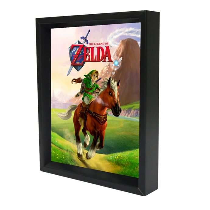 Nintendo The Legend Of Zelda Gallop 3d Shadowbox Wall Art Bed Bath Beyond