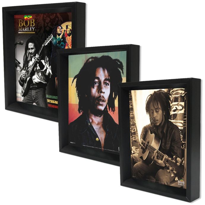 Bob Marley Framed 3d Lenticular Shadowbox Wall Art Collection Bed Bath Beyond