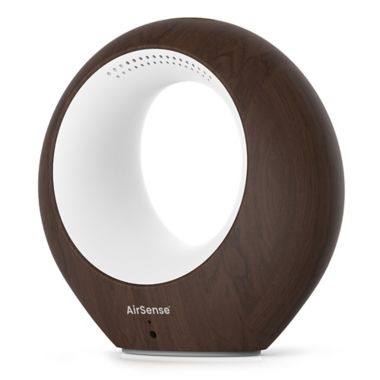 AirSense Air Monitor and Ionic Purifier in Dark Wood. View a larger version of this product image.