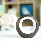 Alternate image 3 for AirSense Air Monitor and Ionic Purifier in Dark Wood