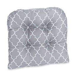 Klear Vu Trellis Gripper® Chair Pad in Grey (Set of 2)