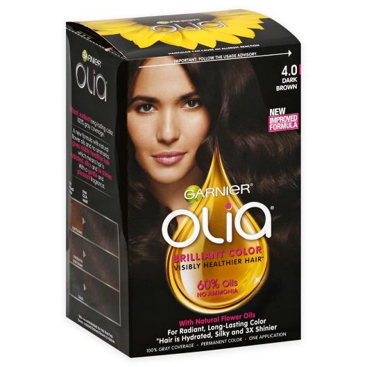herinneringen Rijpen aansporing Garnier® Olia® Brilliant Color Permanent Hair Color in 4.0 Dark Brown | Bed  Bath & Beyond