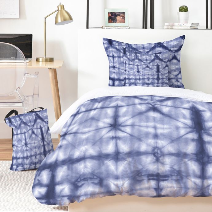 Deny Designs Tie Dye 2 Duvet Set In Navy Bed Bath Beyond