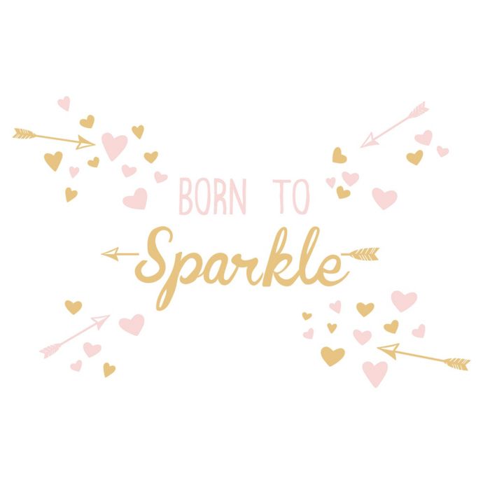 Lambs & Ivy® Confetti "Born to Sparkle" Wall Decals Bed Bath & Beyond