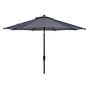 Safavieh UV Resistant Ortega Auto 9-Foot Crank Umbrella