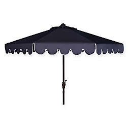 Safavieh UV Resistant Venice Scallop 9-Foot Crank Umbrella