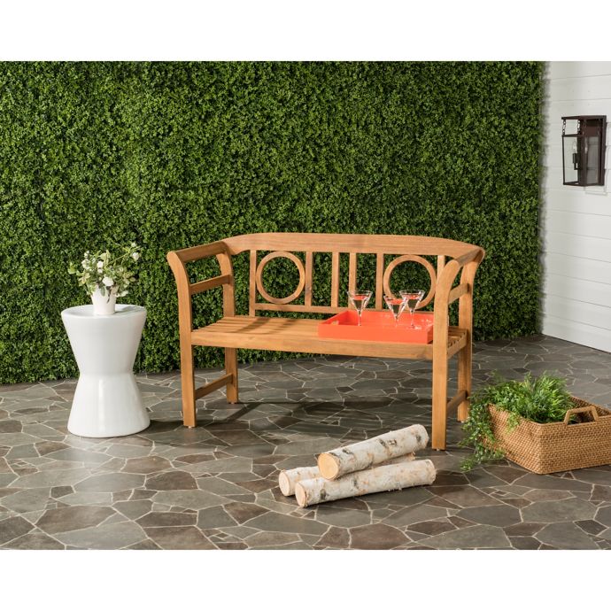 Safavieh Moorpark 2 Seat Outdoor Bench Bed Bath Beyond