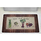 Alternate image 2 for Chef Gear Farm Market Border Gelness 20-Inch x 32-Inch Anti-Fatigue Kitchen Mat in Brown