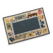 Momeni Lil Mo Blue Choo Choo Accent Rug