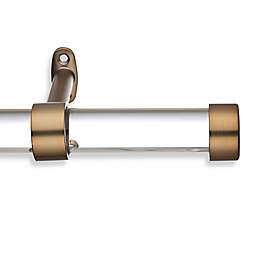 Cambria® Acrylic 96-Inch Single Curtain Rod in Warm Gold