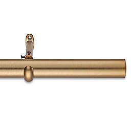 Cambria® Estate 144-Inch Single Curtain Rod in Warm Gold