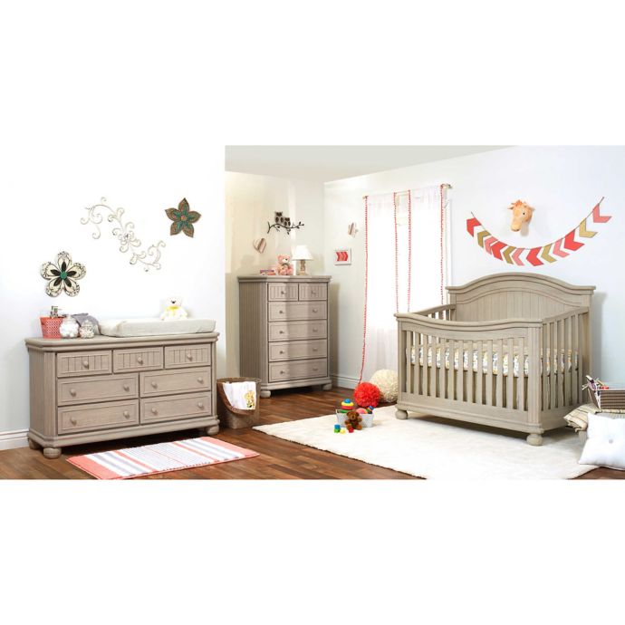 Sorelle Finley Crib Furniture Collection In Heritage Fog Bed