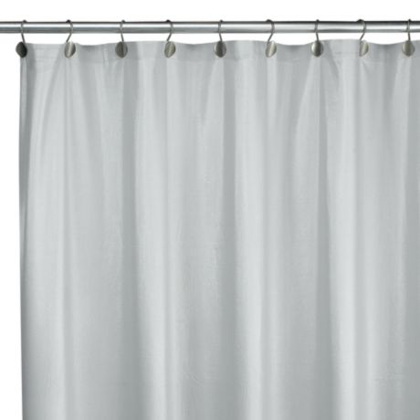 Wet Look Fabric Shower Curtain, Extra Long Fabric Shower Curtain Liner 72×78