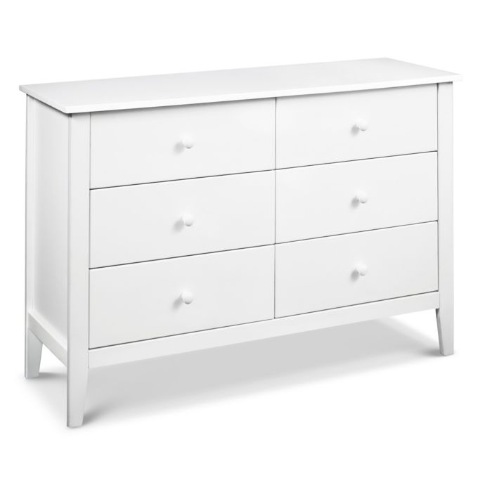 Carter S By Davinci Morgan 6 Drawer Dresser In White Bed Bath