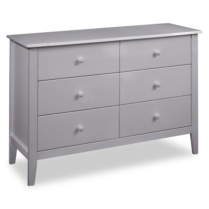 Carter S By Davinci Morgan 6 Drawer Dresser In Grey Buybuy Baby