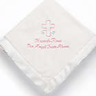 Alternate image 0 for &quot;God Bless&quot; Baby Embroidered Blanket in Ivory