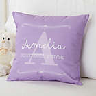 Alternate image 0 for "My Name Means" 14-Inch Square Throw Pillow for Girls
