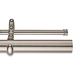 Cambria® Estate 36-Inch Double Curtain Rod in Brushed Nickel
