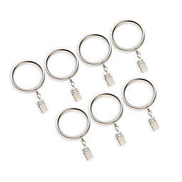 Cambria® Industrial Clip Rings in Brushed Nickel (Set of 7)