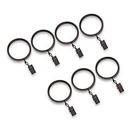 Cambria® Industrial Clip Rings in Matte Brown (Set of 7)