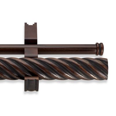 bed bath and beyond double curtain rods