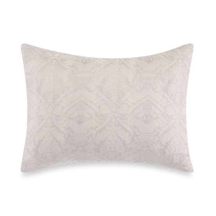 Wamsutta Vintage Textured Jacquard Pillow Sham In Grey Bed Bath