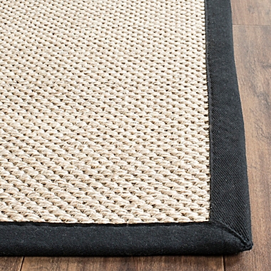 Safavieh Natural Fiber Olivia 3-Foot x 5-Foot Area Rug in Marble/Black. View a larger version of this product image.