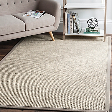 Safavieh Natural Fiber Olivia 8-Foot x 10-Foot Area Rug in Marble/Khaki. View a larger version of this product image.