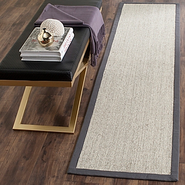 Safavieh Natural Fiber 2-Foot x 8-Foot Runner in Marble/Grey. View a larger version of this product image.