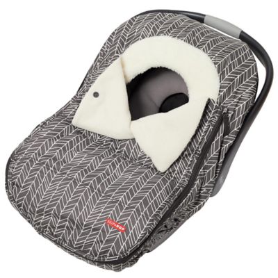 skip hop stroll & go car seat cover heather grey