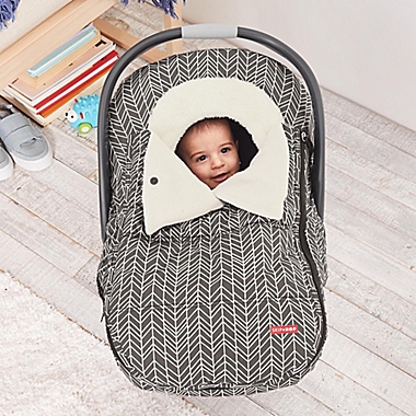 SKIP*HOP&reg; Stroll &amp; Go Universal Car Seat Cover in Grey Feather. View a larger version of this product image.