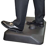 Uncaged Ergonomics Contoured Anti-Fatigue Standing Desk Mat in Black