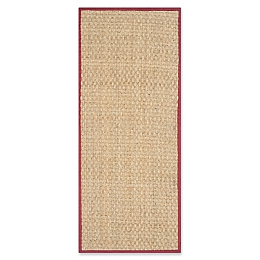 Safavieh Natural Fiber Johanna 2-Foot 6-Inch x 4-Foot Accent Rug in Natural/Black. View a larger version of this product image.