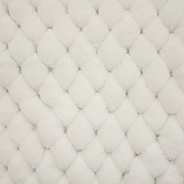 Vista Living Pom Pom Shag 1-Foot 9-Inch x 2-Foot 10-Inch Washable Accent Rug in White. View a larger version of this product image.