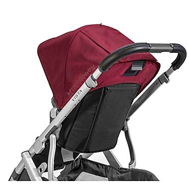 UPPAbaby&reg; VISTA Leather Handlebar Cover in Black. View a larger version of this product image.