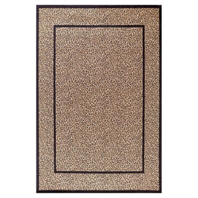 Concord Global Leopard Beige Rug Bed, Wilshire Collection Rugs Picture Boxes